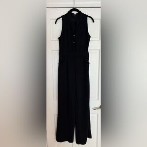 Black Sleeveless Jumpsuit